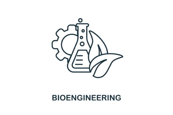 Bioengineering Icon: A Versatile Graphic Design Asset for Modern Content Creators