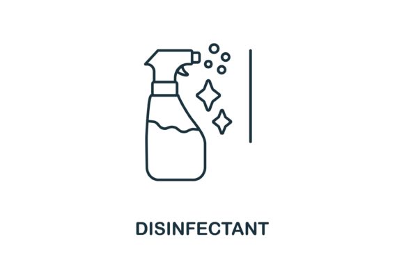 Disinfectant Icon: A Modern Graphic Design Asset for Content Publishing