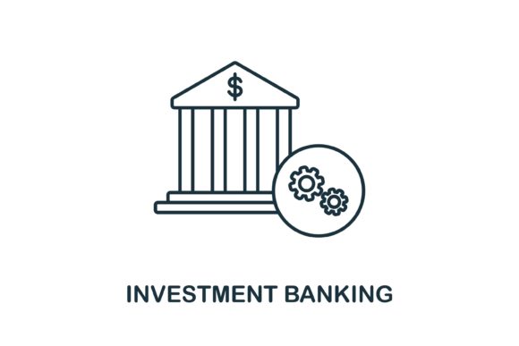 Investment Banking Icon: A Versatile Graphic for Professional and Creative Projects