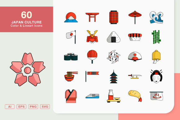 Japan Culture Icon Set: A Design Asset That Elevates Content Publishing