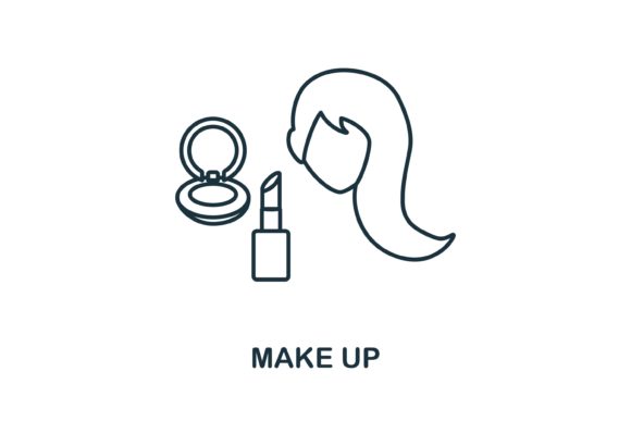 Make Up Icon: A Versatile Graphic Design Asset for Digital Sellers