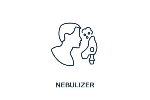 Nebulizer Icon: A Versatile Graphic for Modern Medical Branding