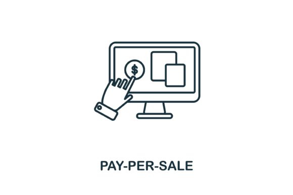 Pay-Per-Sale Icon: A Versatile Graphic Design Asset for Modern Projects