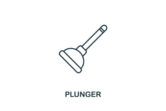 Plunger Icon: A Simple Yet Effective Embroidery Design for Practical Projects