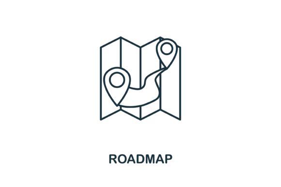 Roadmap Icon: A Modern Graphic Design Asset for Polished Editorial and Web Publishing