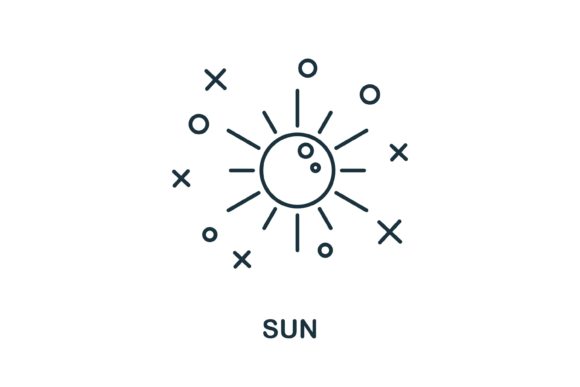 Sun Icon: A Versatile Graphic Design Asset for Modern Creative Projects