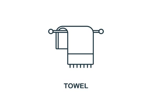 Towel Icon: A Modern Design Asset for Branding and Marketing